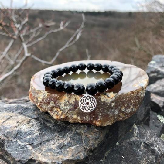 Minerální náramek - NOVÝ ONYX